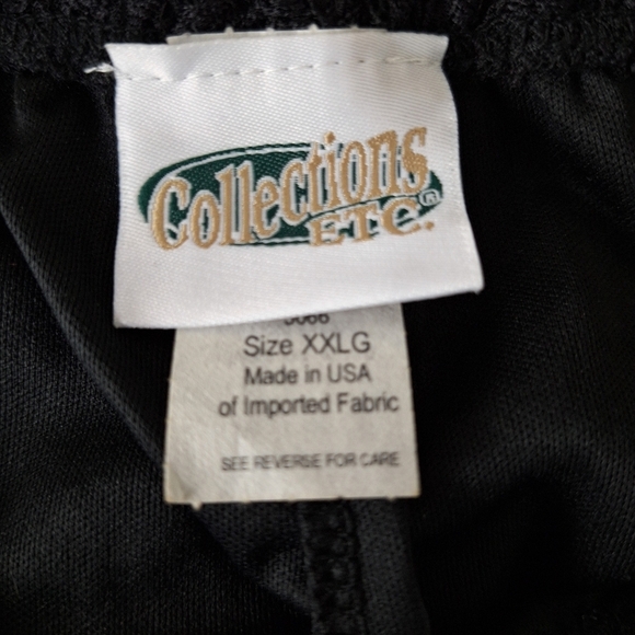 Collections Etc. Vintage Black Lace Whimsigoth Witchy Wide Leg Pants Size XXL - Picture 7 of 9